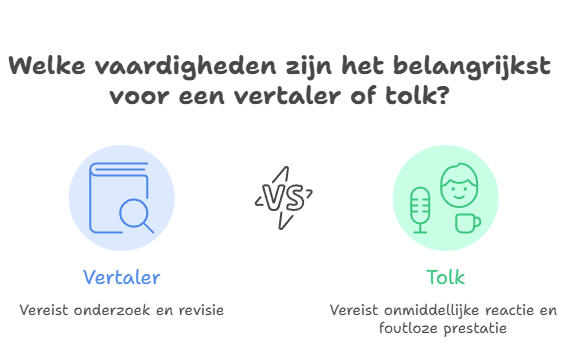 Het verschil tussen een tolk en vertaler